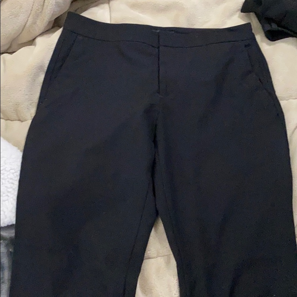 Black Zara work pants